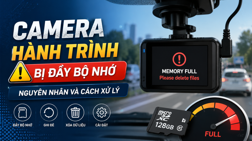 Camera Hành Trình Bị Đầy Bộ Nhớ: Nguyên Nhân Và Cách Xử Lý