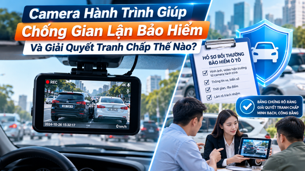 Camera Hành Trình Giúp Chống Gian Lận Bảo Hiểm Và Giải Quyết Tranh Chấp Thế Nào?