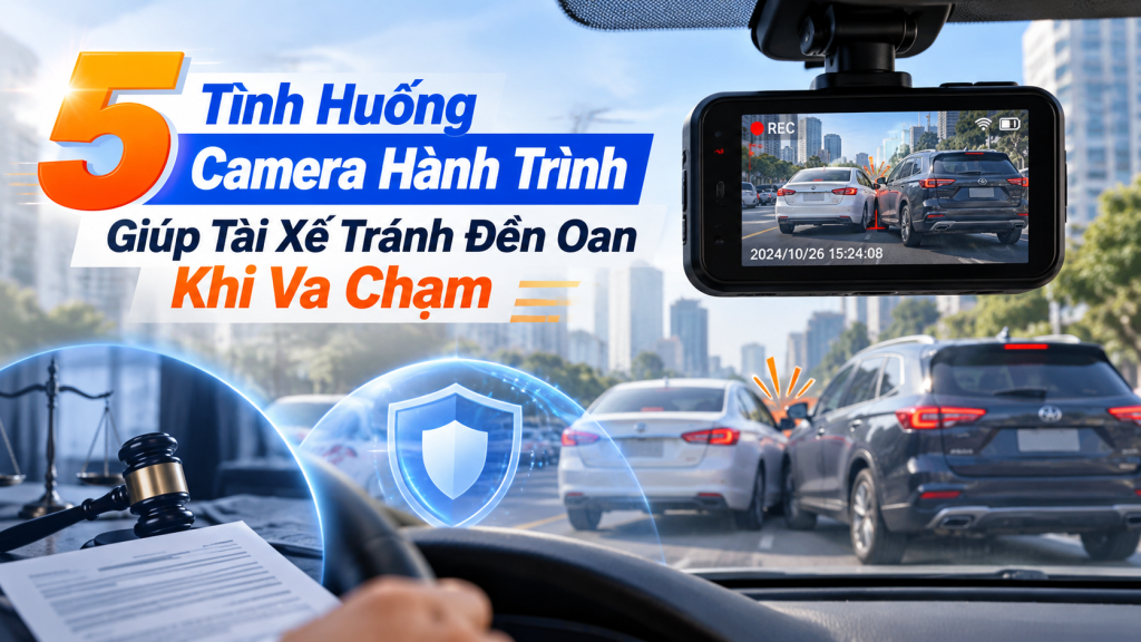 5 Tình Huống Camera Hành Trình Giúp Tài Xế Tránh Đền Oan Khi Va Chạm