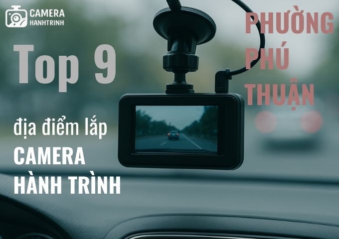 Top 9 địa điểm lắp camera hành trình xe hơi ở Phường Phú Thuận