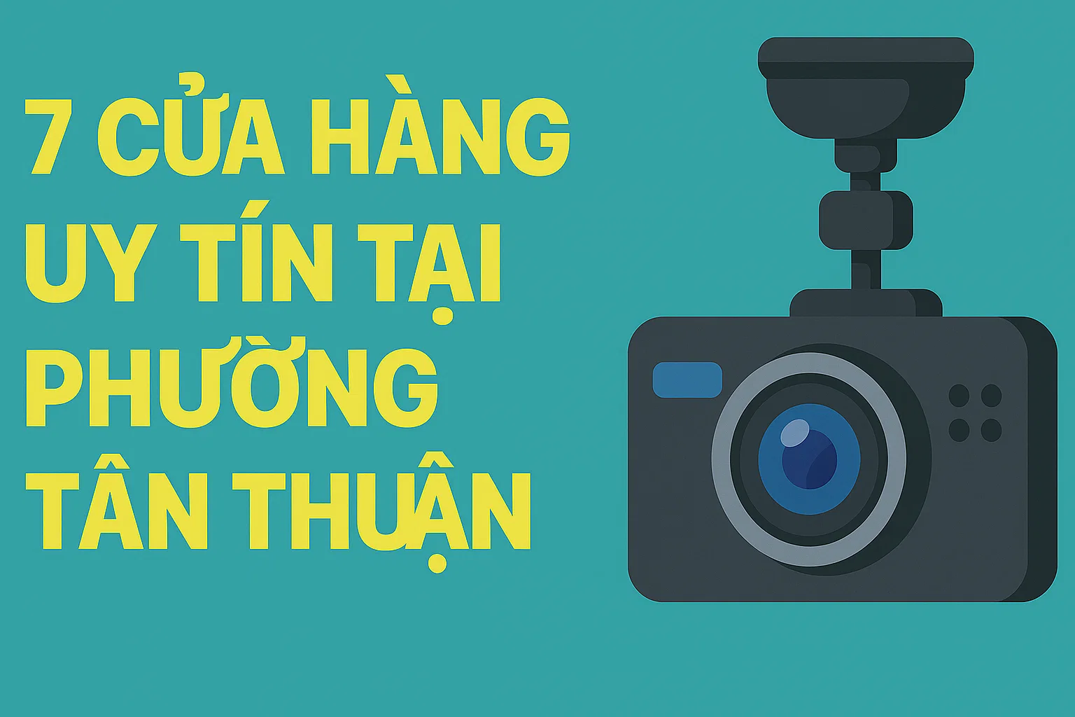 7 cửa hàng camera hành trình uy tín tại Phường Tân Thuận