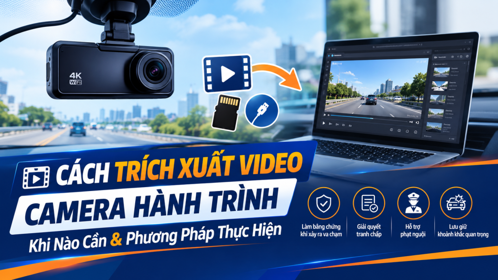 Cách Trích Xuất Video Camera Hành Trình: Khi Nào Cần & Phương Pháp Thực Hiện